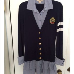 School girl dress with long sleeves